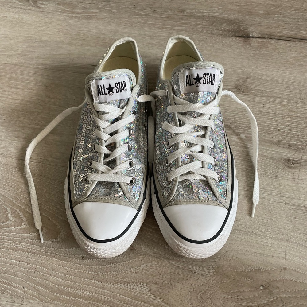 Converse Chuck Taylor Sequin Sneakers Low Top